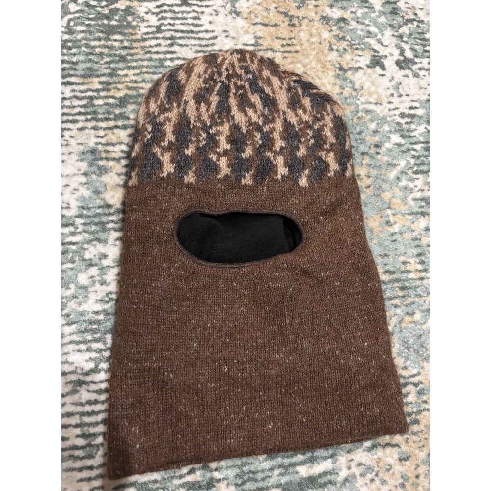 camouflage face mask Alpaca Brown